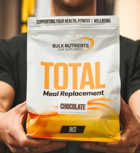 Bulk Nutrients' Total Meal Replacement packed with everything you need to replace a single meal its the ideal supplement for those wanting proper nutrition on the go.