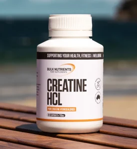 Creatine HCL Capsules deliver pure Creatine Hydrochloride in a convenient, easy-to-take format for precise daily use.
