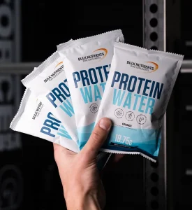 Protein Water Sample Pack - lots of flavours to choose from being fanned out