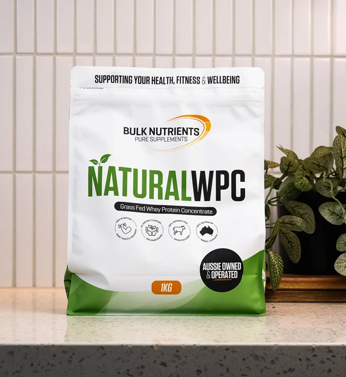 Bulk Nutrients' Australian Natural Whey Protein Concentrate containing zero artificial flavours or sweeteners is a great option to boost your protein intake