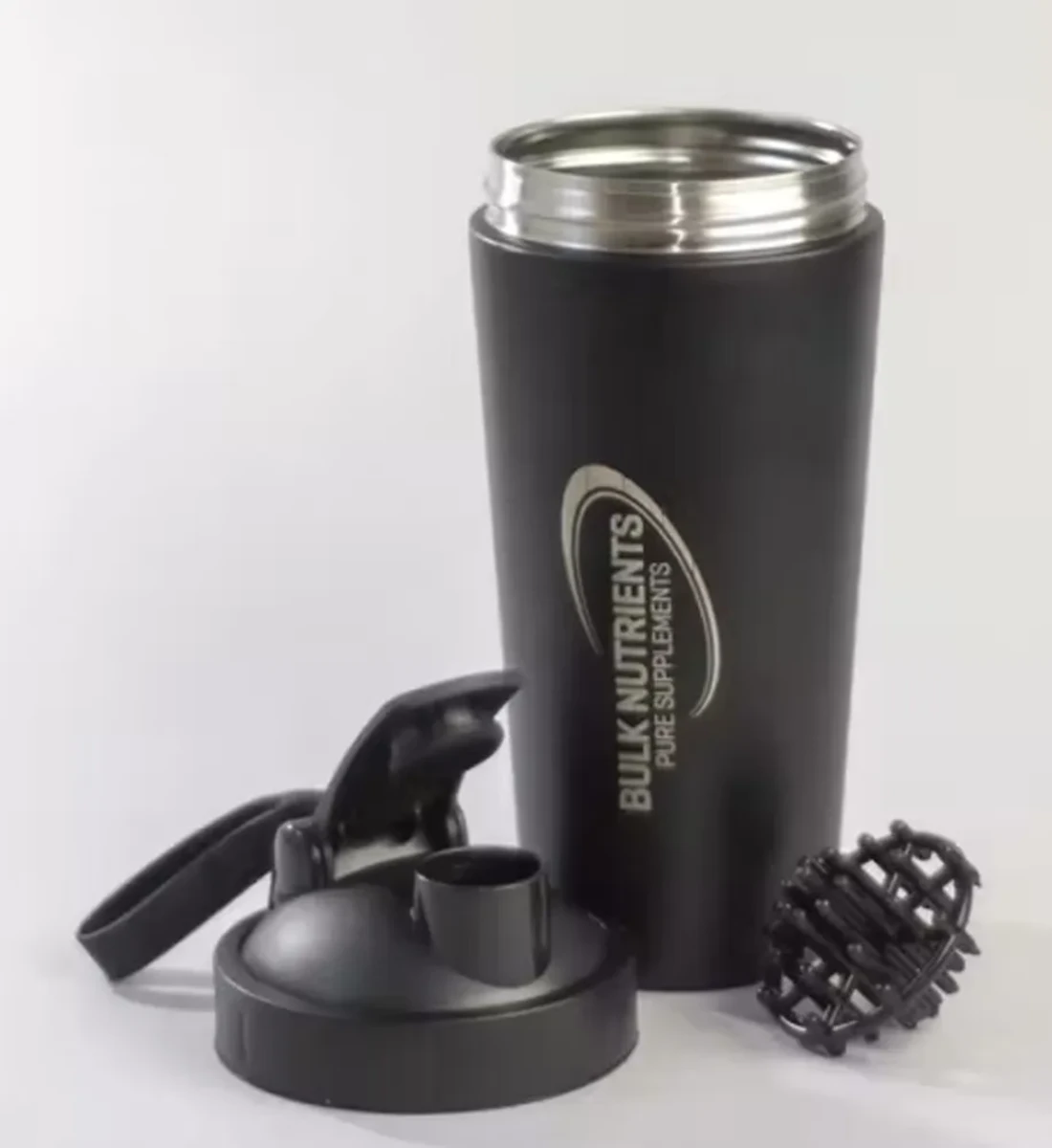 Bulk Nutrients' Stainless Steel Shaker tough enough to endure every day has a 700ml capacity with a clear window to help you measure liquids