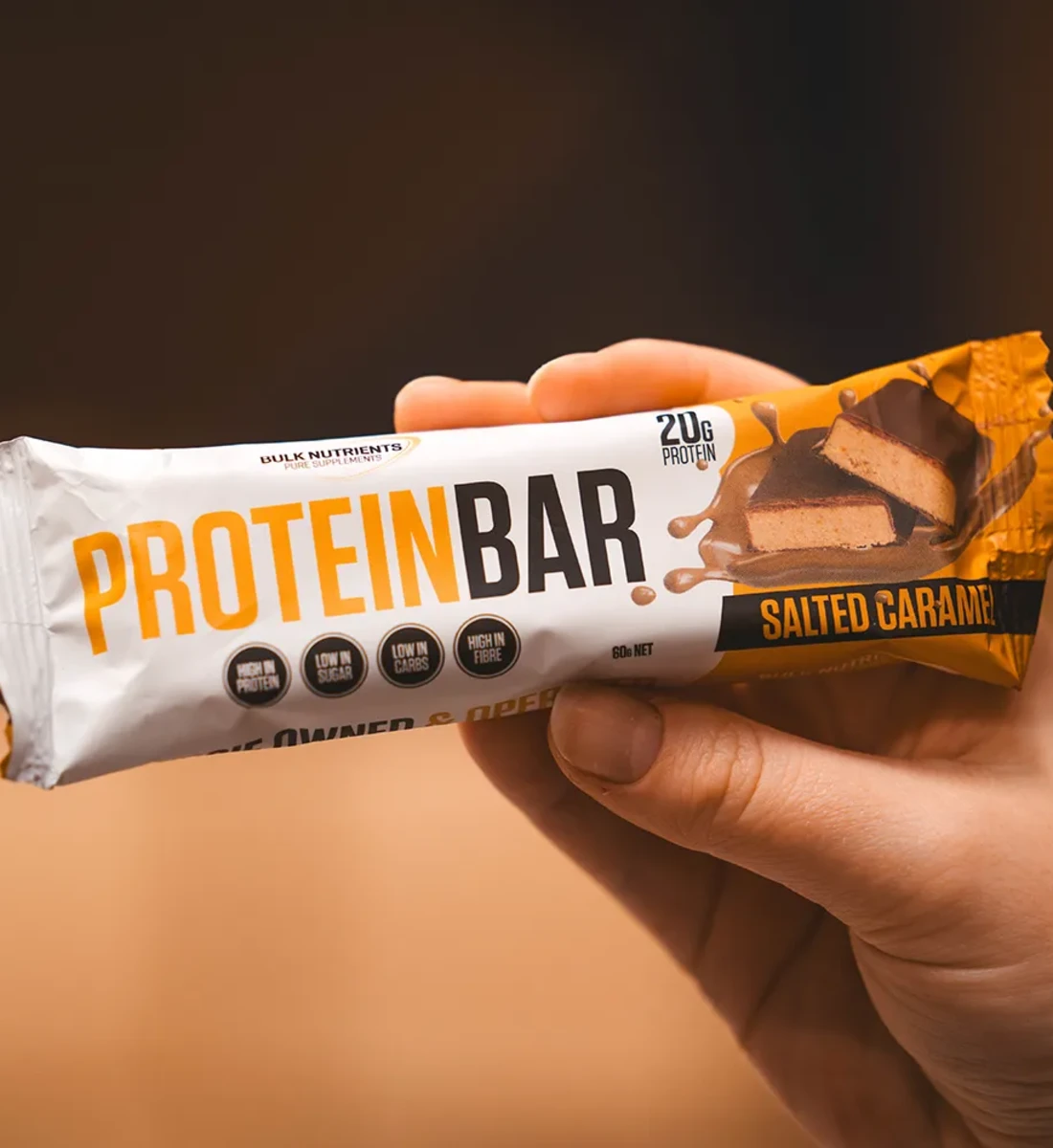 Bulk Nutrients Protein Bar Single Salted Caramel