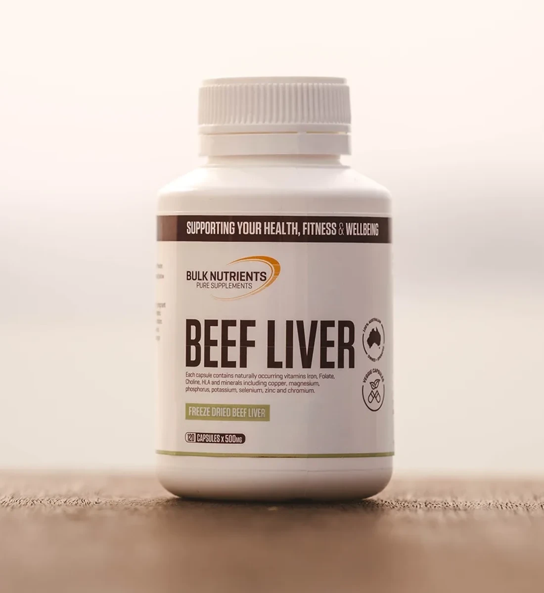 Bulk Nutrients Beef Liver Capsules