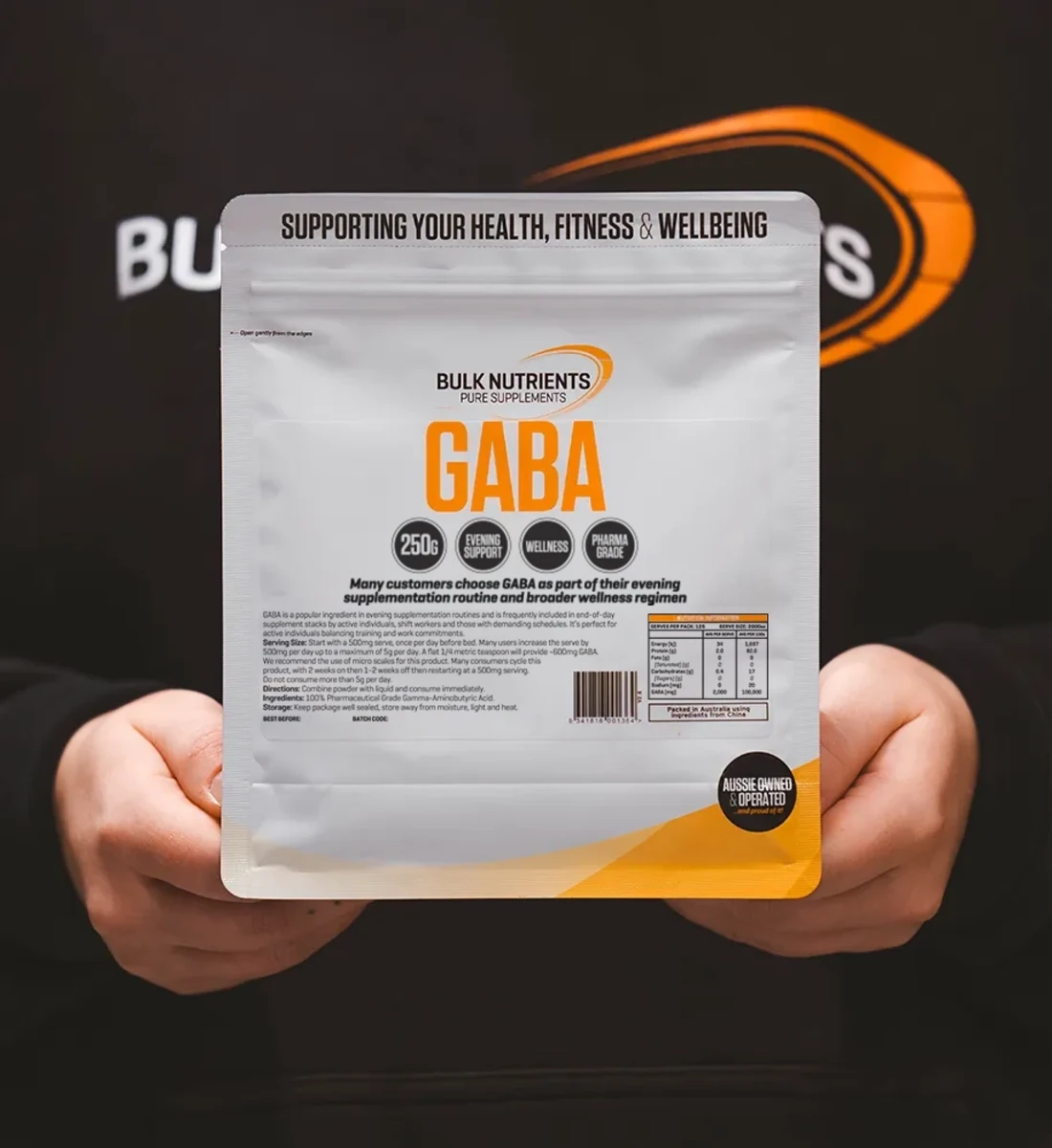 Gamma-Aminobutyric Acid (GABA) is a naturally occurring compound found in the body and is a popular ingredient in wellness supplementation.