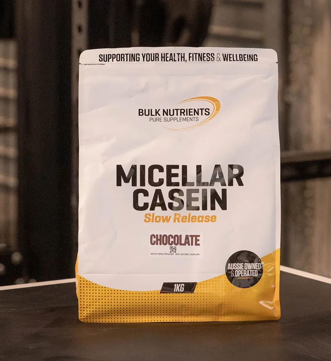 Bulk Nutrients' Micellar Casein is a creamy protein and makes a tasty night time snack too