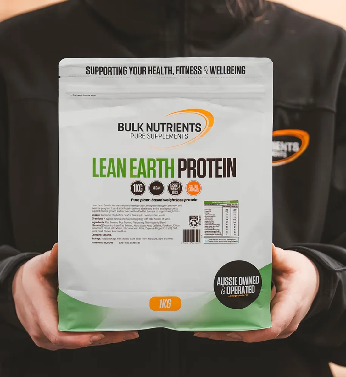 Lean Earth Protein is a plant-based protein powder designed to help you meet your training and fitness goals, as well as maintain a healthy weight.