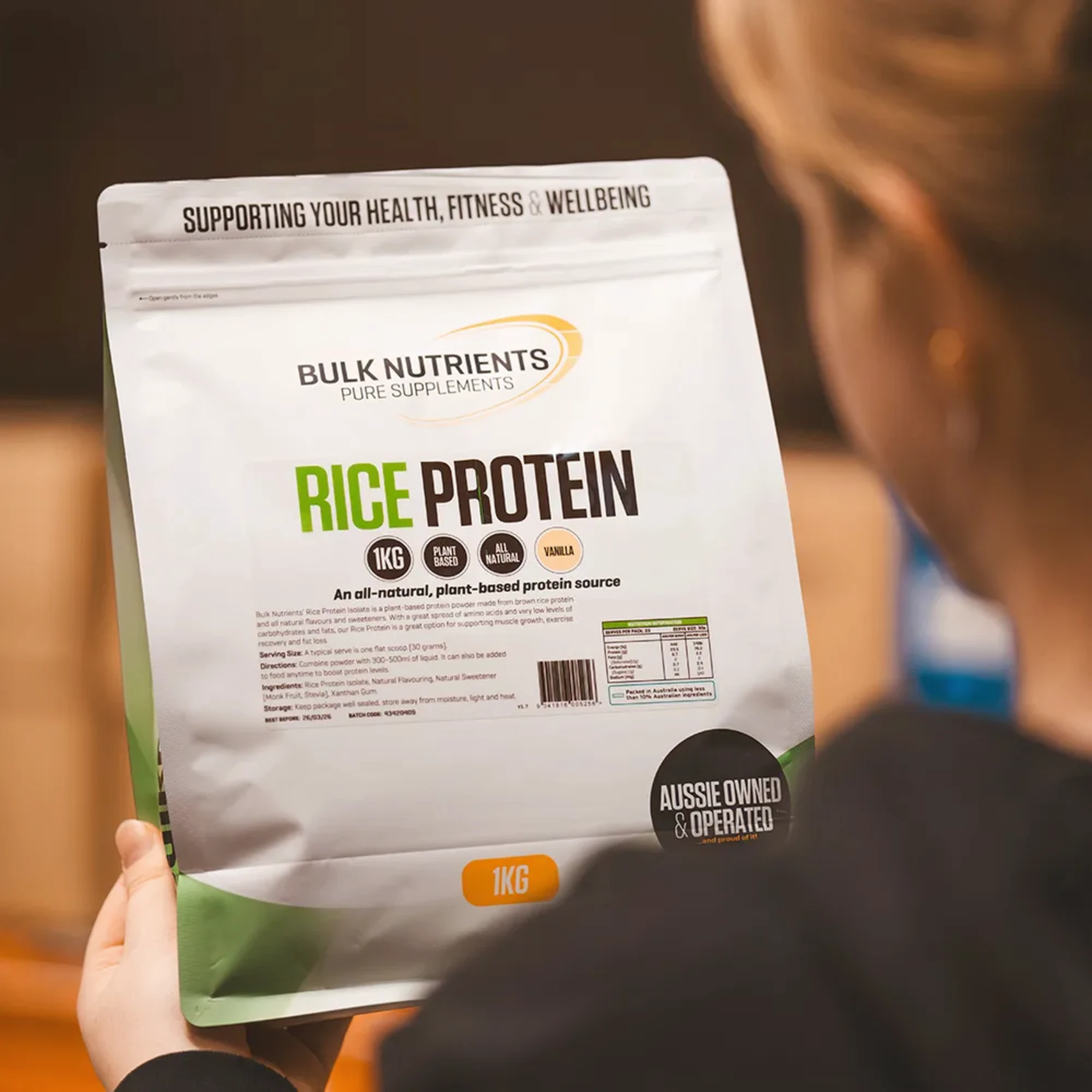 Bulk Nutrients' Organic Brown Rice Protein Isolate is a complete protein, as it contains all the essential amino acids the body requires from food. This is also very beneficial for muscle development.