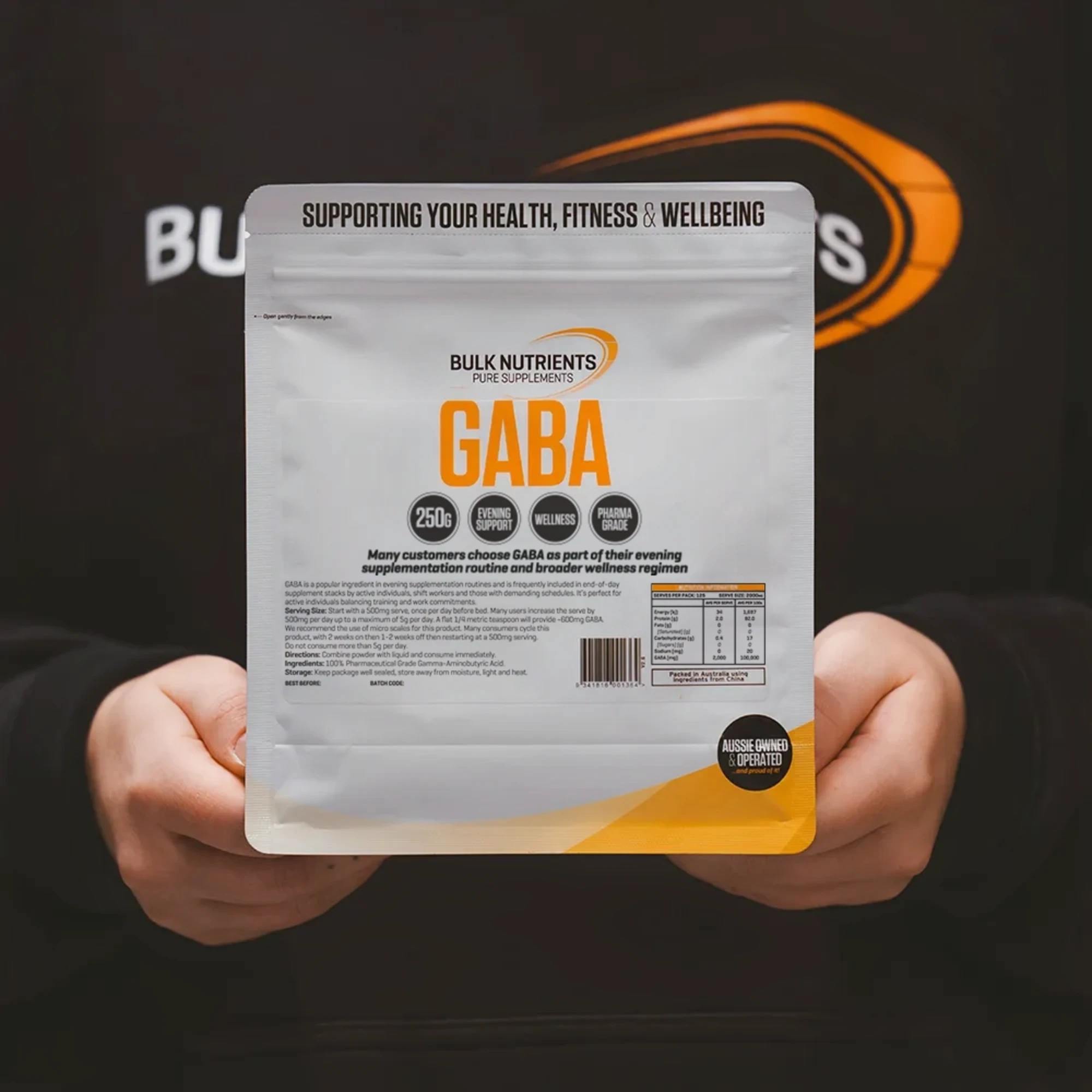 Gamma-Aminobutyric Acid (GABA) is a naturally occurring compound found in the body and is a popular ingredient in wellness supplementation.