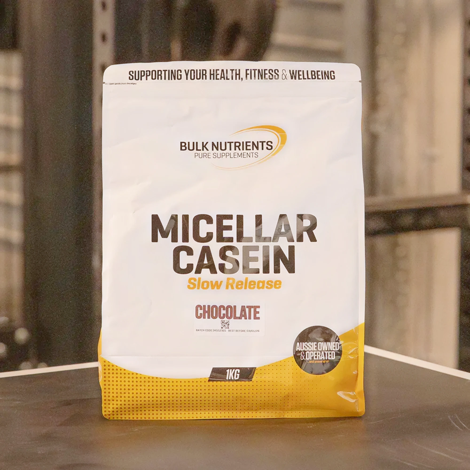 Bulk Nutrients' Micellar Casein is a creamy protein and makes a tasty night time snack too