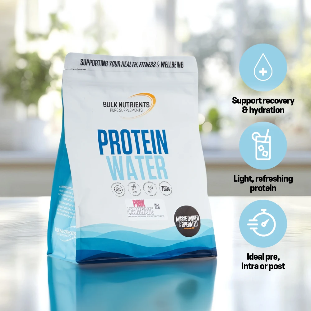 Bulk Nutrients' Protein Water - Support recovery - Light, refreshing protein - Ideal pre, intra or post