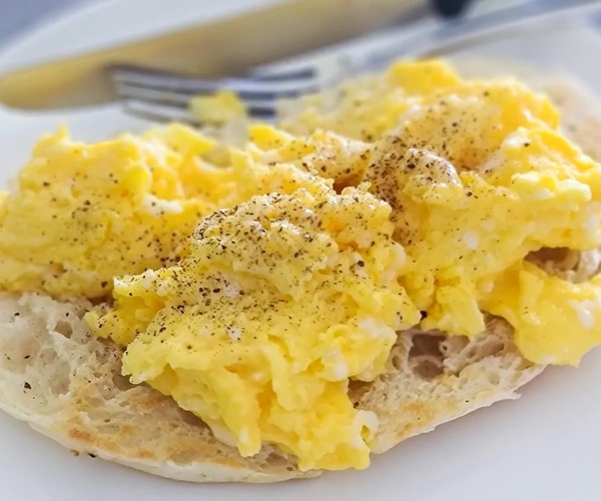 Scrambled Eggs on toast