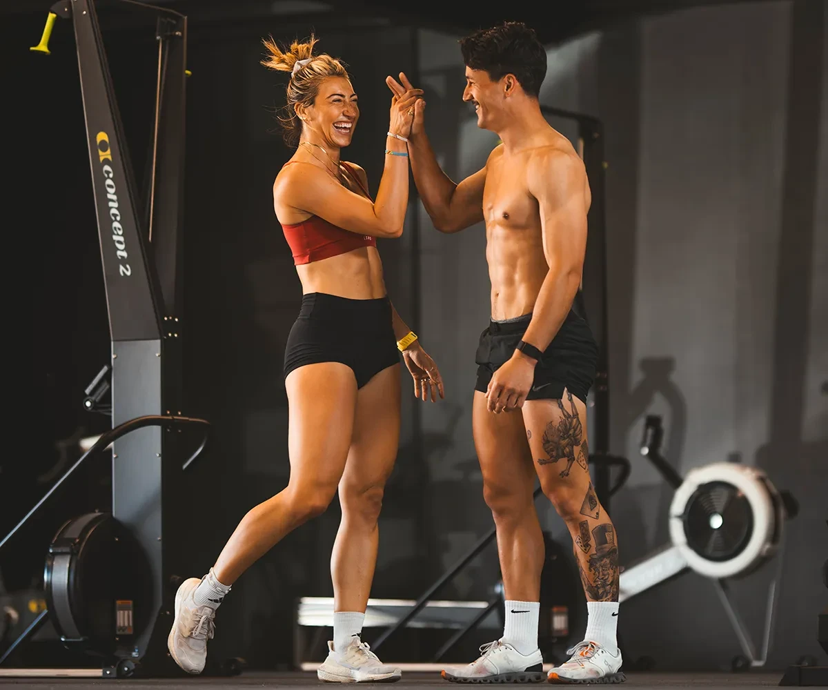 Bulk Nutrients Ambassadors Nicola & Jaden in the gym