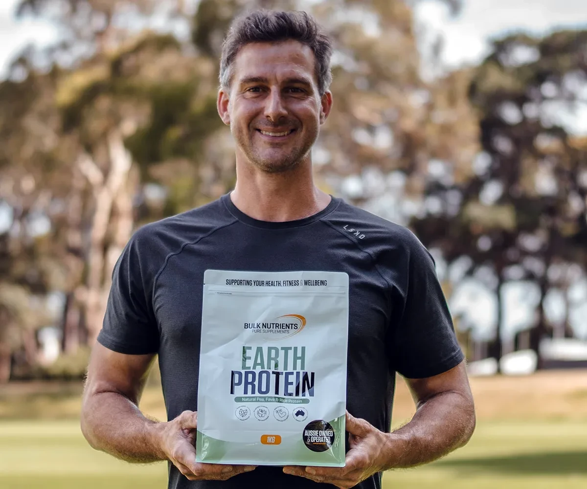 Earth Protein is a premium plant protein with a full spread of amino acids.