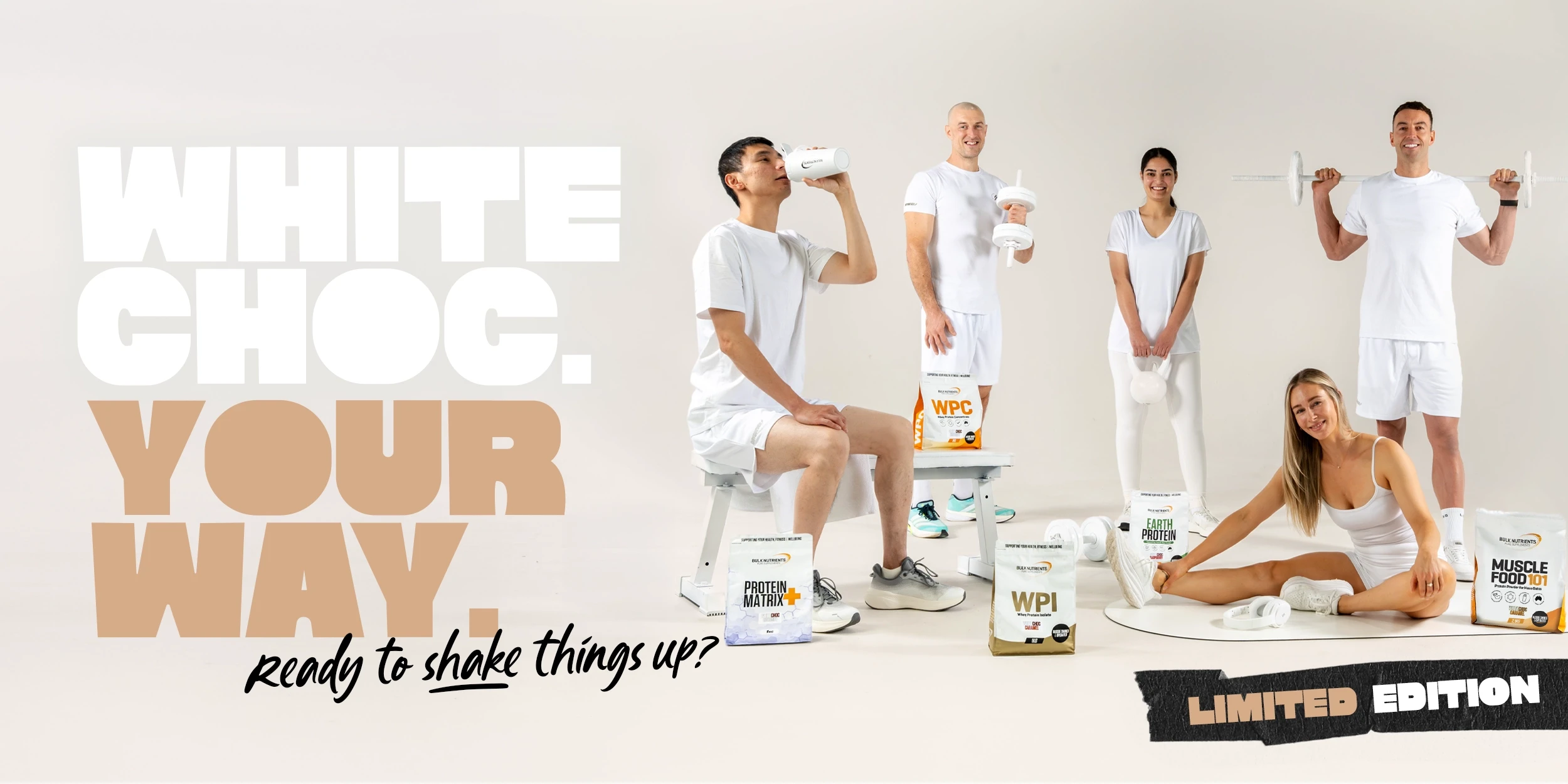 White Choc. Your way. Ready to shake things up?