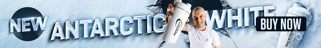 Meet Antarctic White - our sleek new Stainless Steel Shaker, finished in a crisp white matte coating that looks just as good at the gym as it does on your desk.