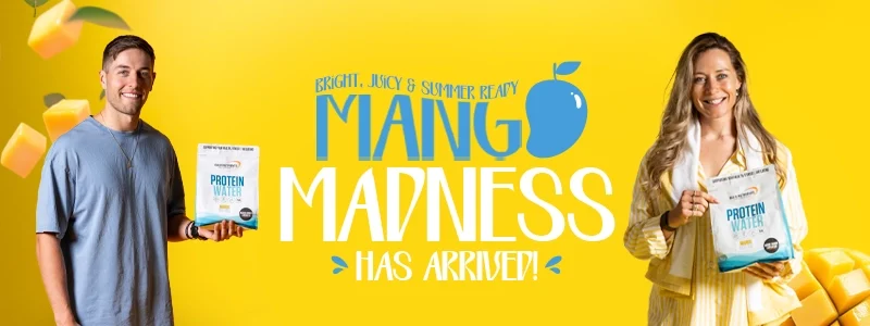 Protein Water - Limited Edition Mango Iced Tea - Bright, juice & summer ready Mango Madness has arrived.