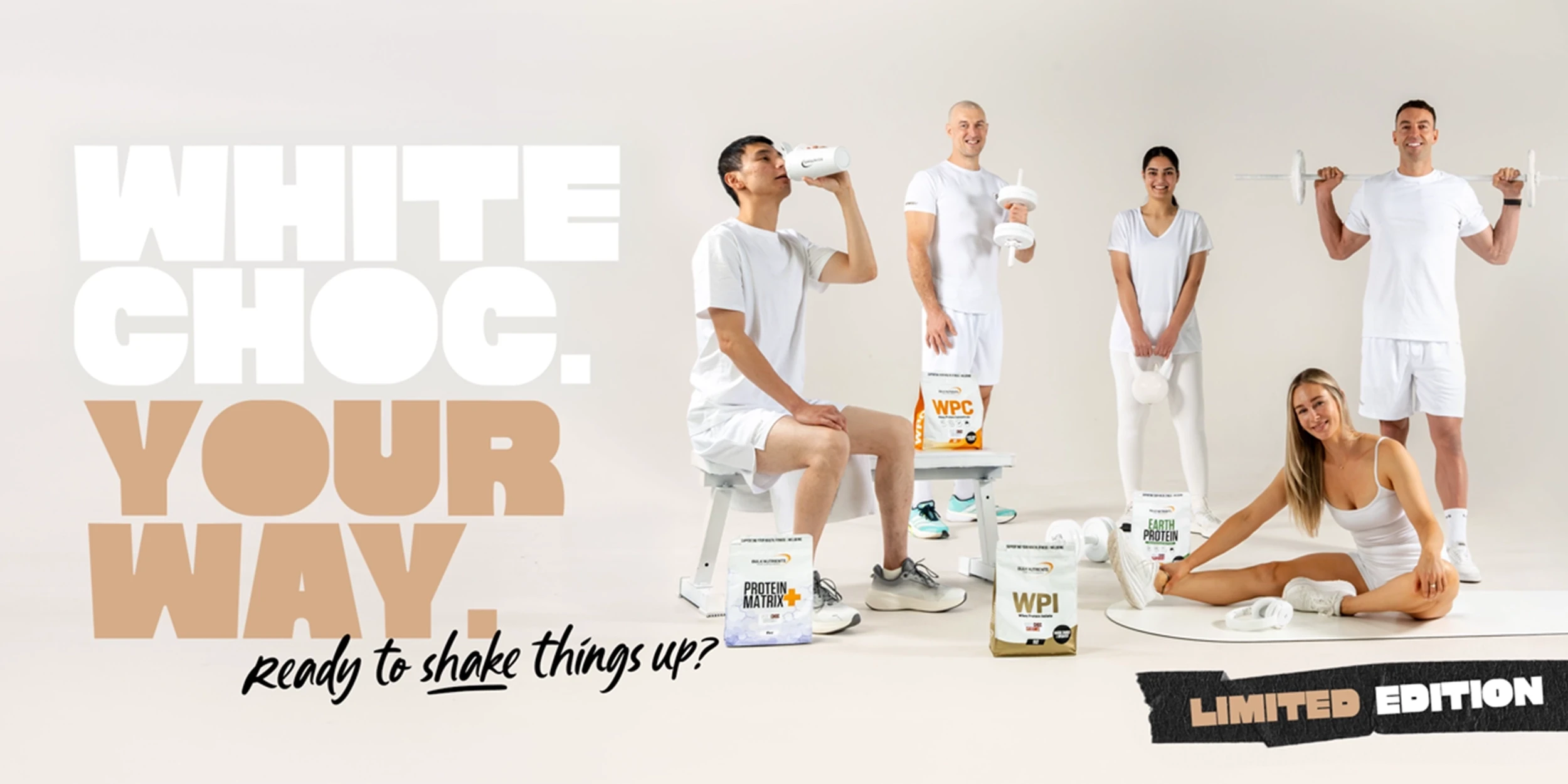 White Choc. Your way. Ready to shake things up?