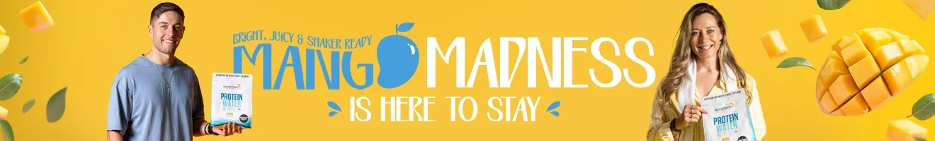 Protein Water - Mango Iced Tea - Bright, juice & Shaker ready Mango Madness is here to stay.