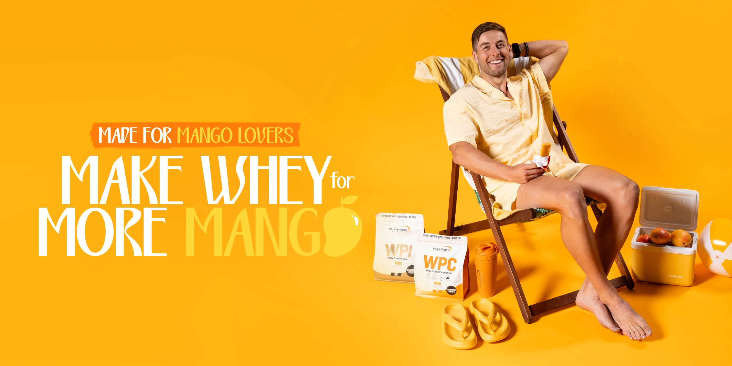 Limited Edition Mango Smoothie WPI and WPC - Made for mango lovers, make whey for more mango!