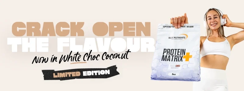 Protein Matrix+ - Limited Edition White Choc Coconut - Crack open the flavour