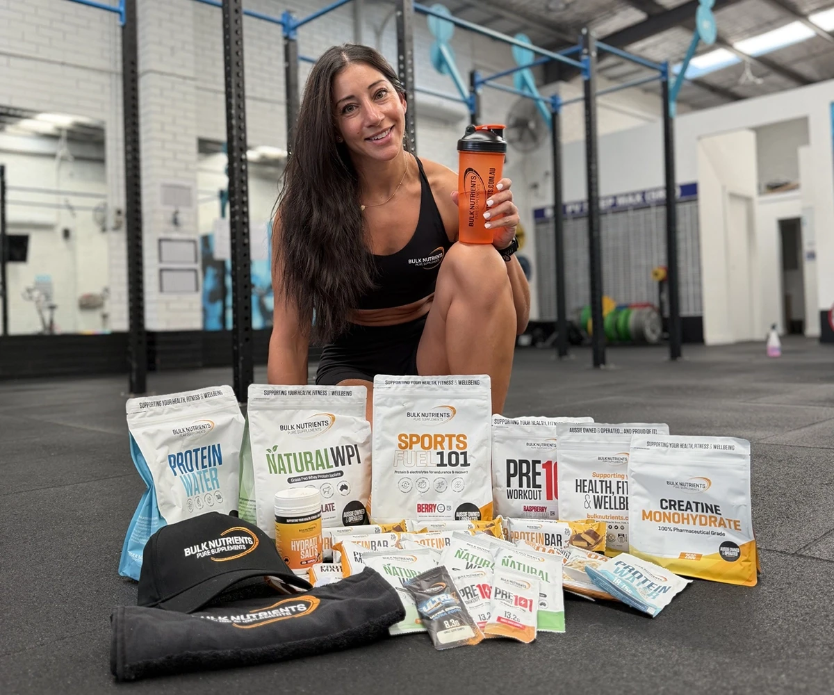 Bulk Nutrients - Ambassador - Sarah Nehme with products