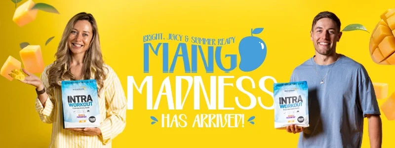 Intra Workout - Mango & Passionfruit - Bright, juice & summer ready Mango Madness has arrived.