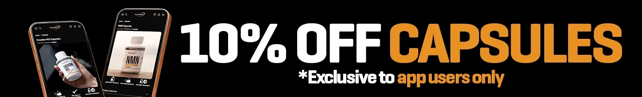 APP Promo: 10% Off Capsules Exclusive to app users only - limited time