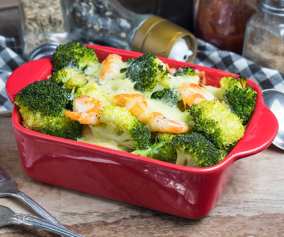Shrimp pasta broccoli