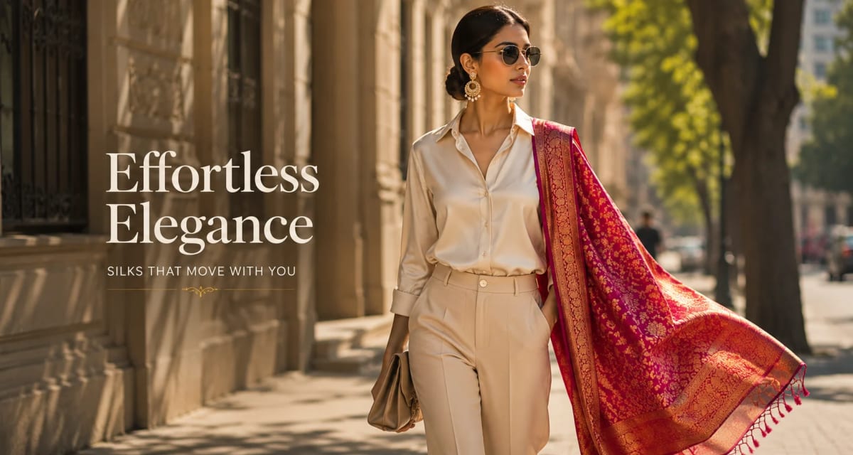 The Modern Silk Wardrobe: Styling Resham Beyond Traditional Ethnic Wear