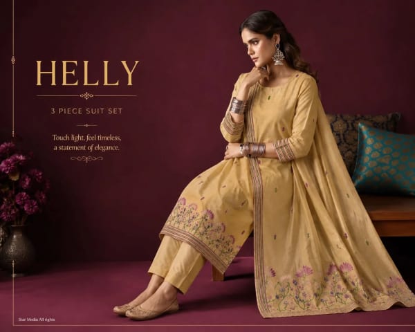 three piece suits from Lj by Resham Textiles