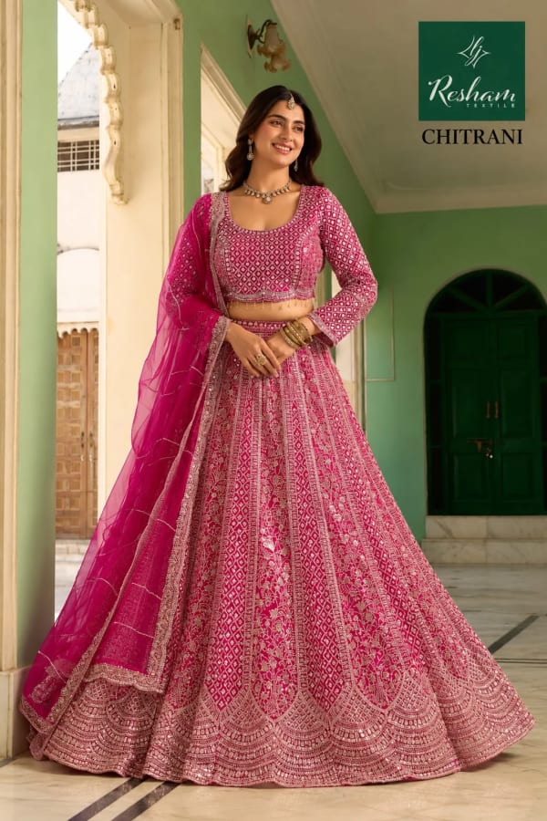 CHITRANI Elegant CROP TOP from Lj by Resham Textiles