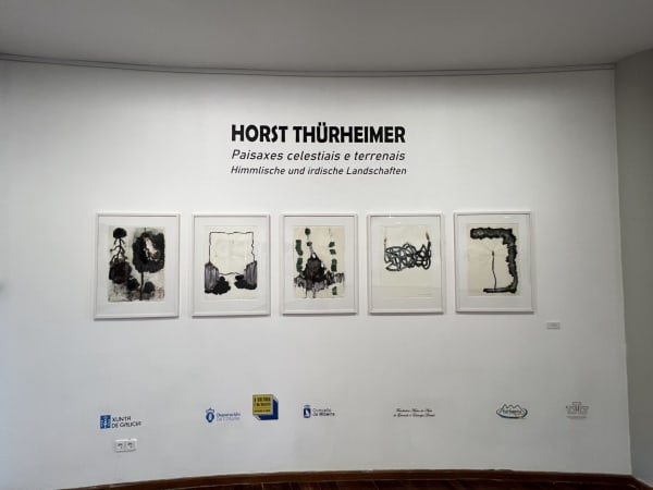 Horst Thürheimer abstract painting - Paisajes celestiales y terrenales exhibition at Fundartes Gallery 2025