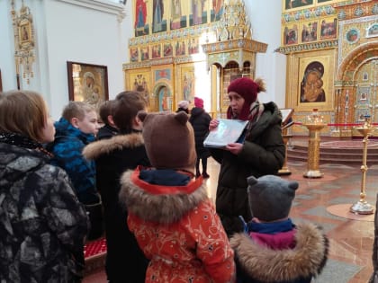 СОСТОЯЛИСЬ УРОКИ-ЭКСКУРСИИ ДЛЯ УЧАЩИХСЯ НА ТЕМУ «ПРАВОСЛАВНЫЙ ХРАМ»