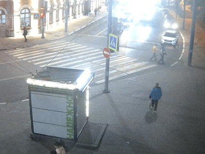 При въезде на Богоявленку в Ярославле нанесли дополнительную разметку