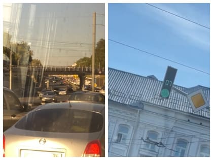 Пробки в Ярославле: сбой светофора вызывает заторы на дорогах