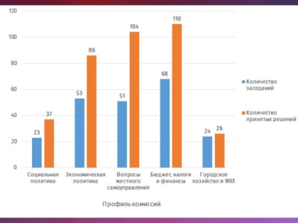 Четвёртый созыв Муниципального Совета Рыбинска. Комиссии какого профиля работали эффективнее других — в одной картинке