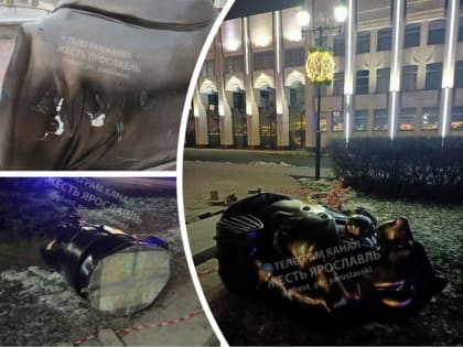 В Ярославле полиция нашла вандалов, повредивших медведя-чиновника