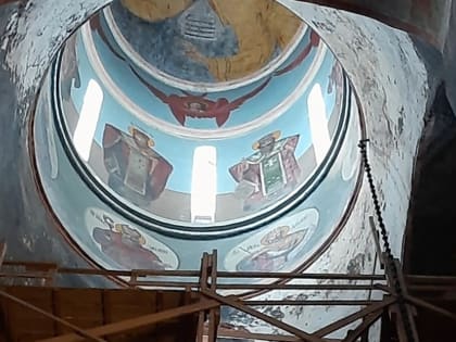 ВЕДУТСЯ РЕСТАВРАЦИОННЫЕ РАБОТЫ В УСПЕНСКОМ СОБОРЕ РОСТОВА ВЕЛИКОГО