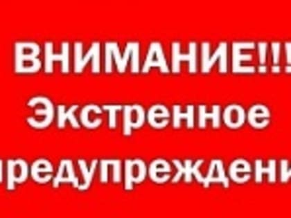 ЭКСТРЕННОЕ ПРЕДУПРЕЖДЕНИЕ
