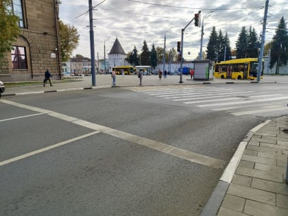 В мэрии Ярославля уточнили сроки изменения разметки на въезде на Богоявленку