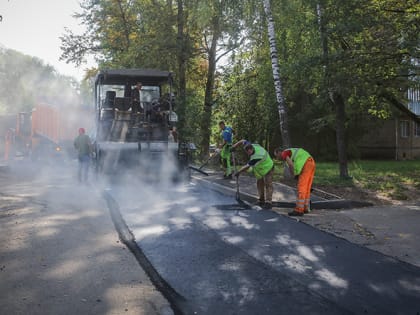 Завершается ремонт дворов в Веретье-1