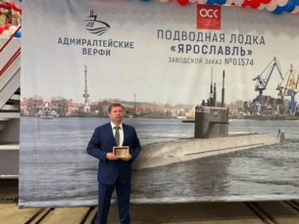В Санкт-Петербурге на «Адмиралтейских верфях» заложили подводную лодку «Ярославль»