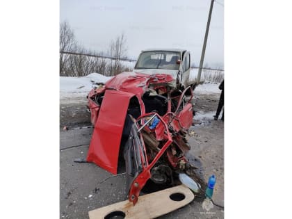 В сети появилось видео ДТП под Ярославлем, в котором погиб водитель ВАЗа