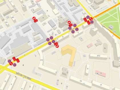 Временное ограничение движения транспортных средств 28 июня