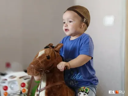 Двухлетний Егор из Алтыная нуждается в помощи для операции в США