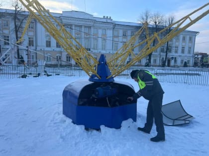 На Советской площади в Ярославле откроют тюбинг-аттракцион
