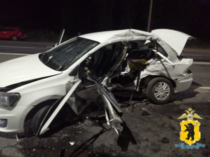 В ДТП иномарок на окружной дороге Ярославля погиб водитель