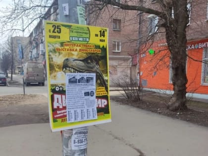 В Ярославле решили бороться с незаконной расклейкой объявлений с помощью автодозвона
