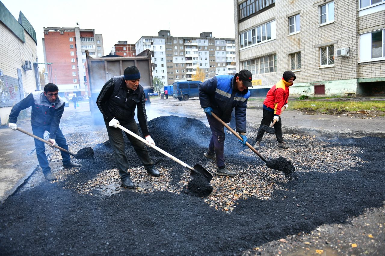 Ремонт проездов. Внутриквартальный проезд.