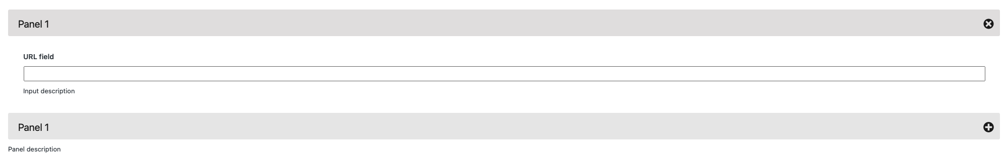 Panel Fullwidth Preview